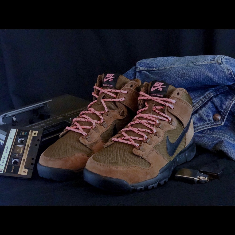Nike SB Dunk High Boots Military Brown